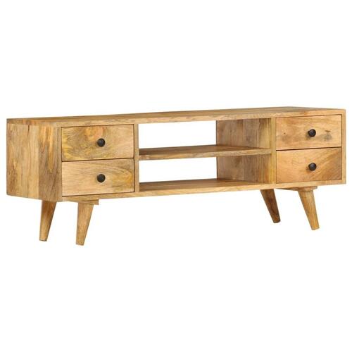 Tv-skab 110 x 35 x 40 cm massivt mangotræ