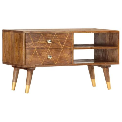 Tv-skab 85 x 35 x 47 cm massivt mangotræ