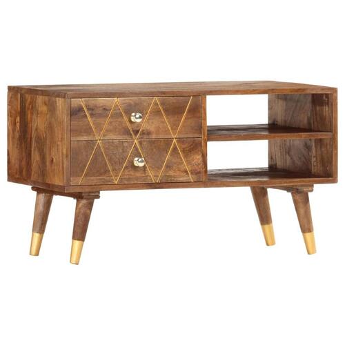 Tv-skab 85 x 35 x 47 cm massivt mangotræ
