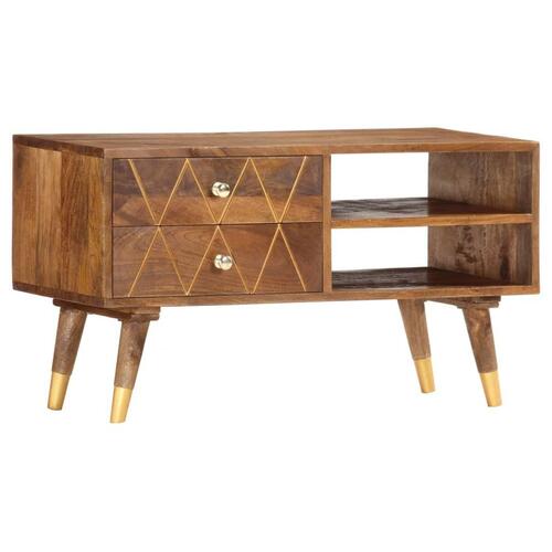 Tv-skab 85 x 35 x 47 cm massivt mangotræ