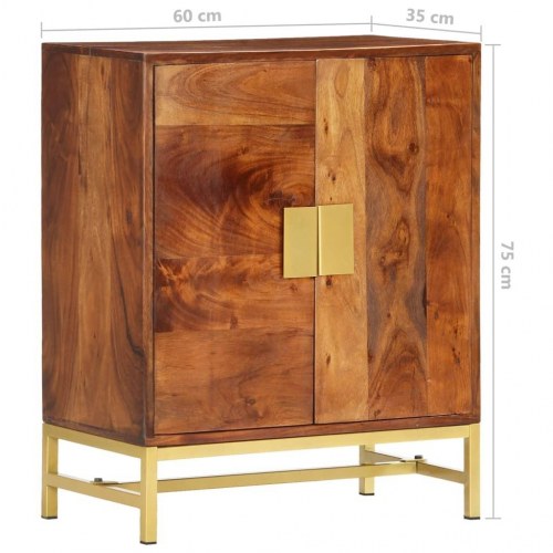 Skænk 60x35x75 cm massivt akacietræ