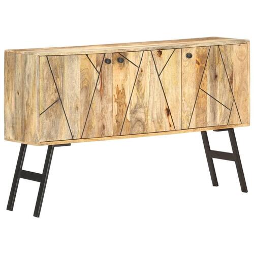 Skænk 118x30x75 cm massivt mangotræ