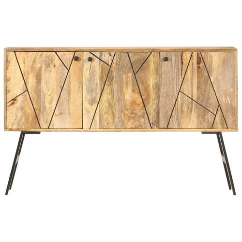 Skænk 118x30x75 cm massivt mangotræ