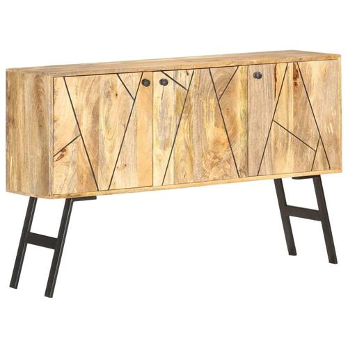 Skænk 118x30x75 cm massivt mangotræ