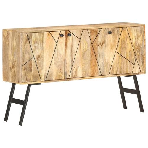 Skænk 118x30x75 cm massivt mangotræ