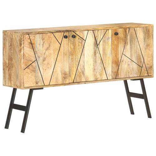 Skænk 118x30x75 cm massivt mangotræ