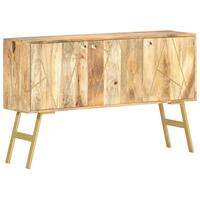 Skænk 118x30x75 cm massivt mangotræ