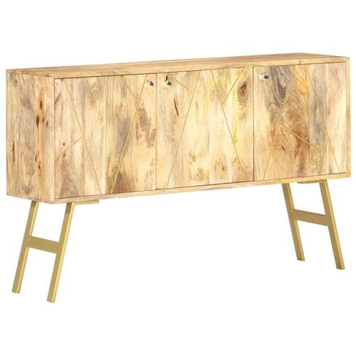 Skænk 118x30x75 cm massivt mangotræ
