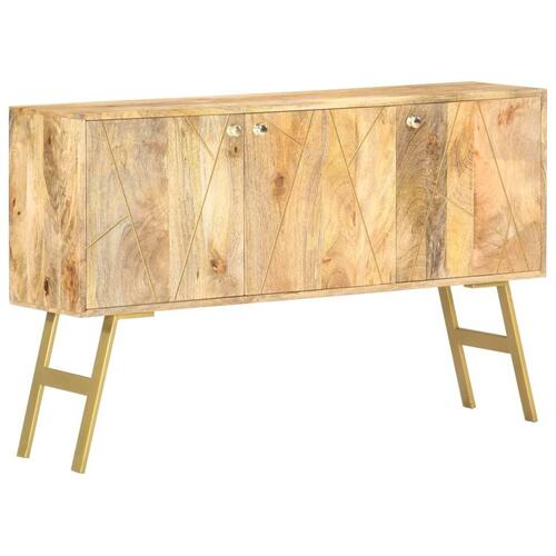 Skænk 118x30x75 cm massivt mangotræ