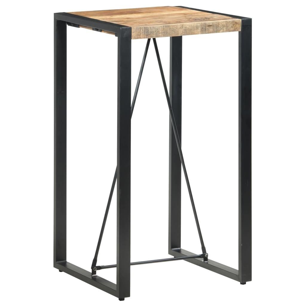 Barbord 60 x 60 x 110 cm massivt mangotræ