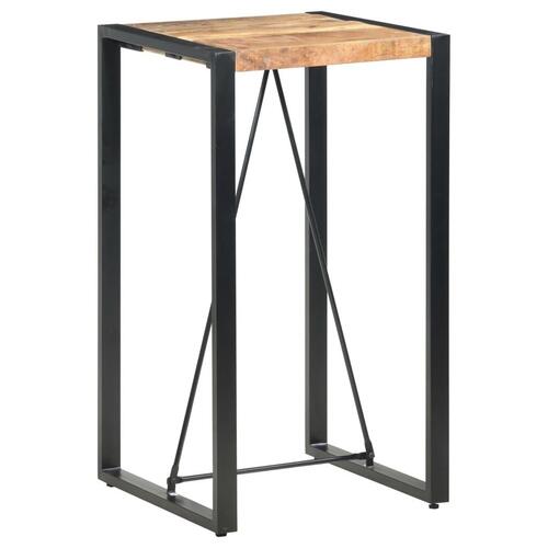 Barbord 60 x 60 x 110 cm massivt mangotræ