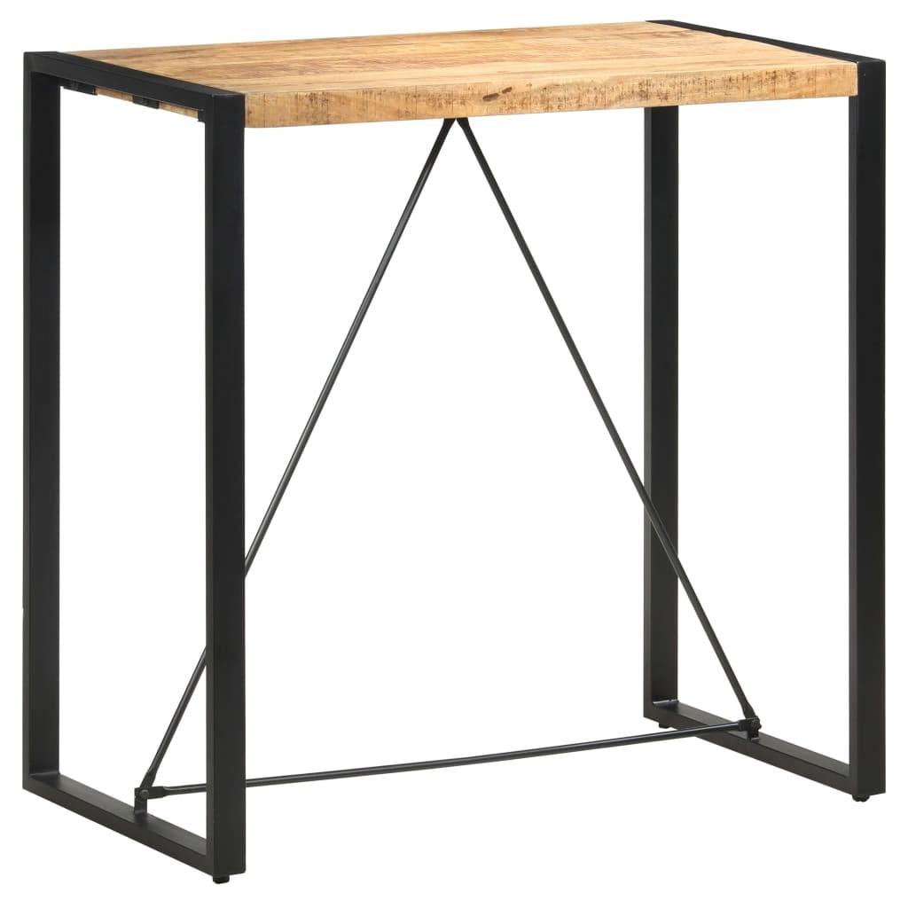 Barbord 110 x 60 x 110 cm massivt mangotræ