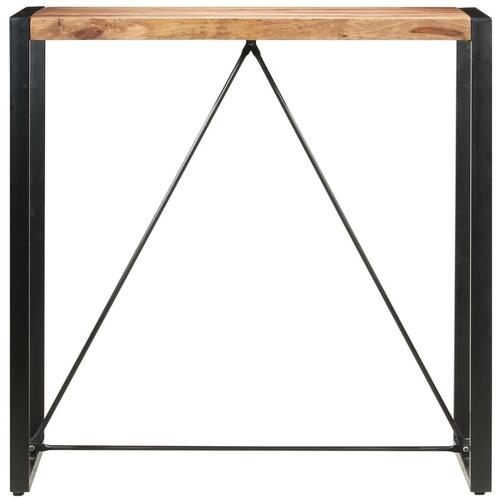 Barbord 110 x 60 x 110 cm massivt sheeshamtræ