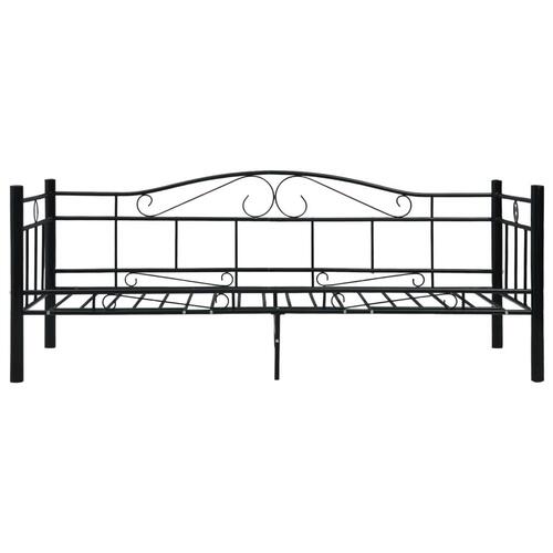 Stel til daybed 90x200 cm metal sort