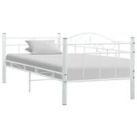 Stel til daybed 90x200 cm metal hvid