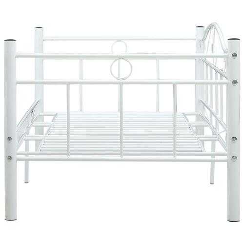 Stel til daybed 90x200 cm metal hvid