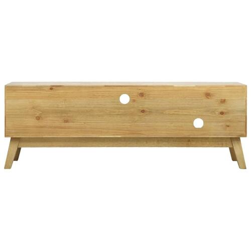 Tv-bord 120x30x42 cm udskåret design træ brun