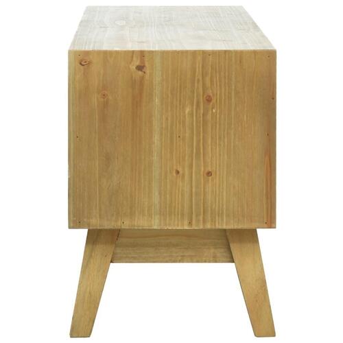 Tv-bord 120x30x42 cm udskåret design træ brun