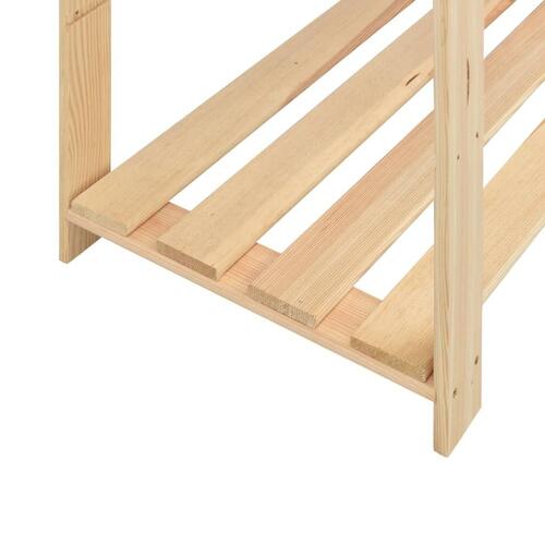 Reol i 5 niveauer 170 x 38 x 170 cm massivt fyrretræ 500 kg