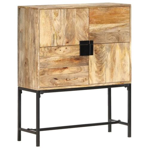 Højskab 80x30x100 cm massivt mangotræ