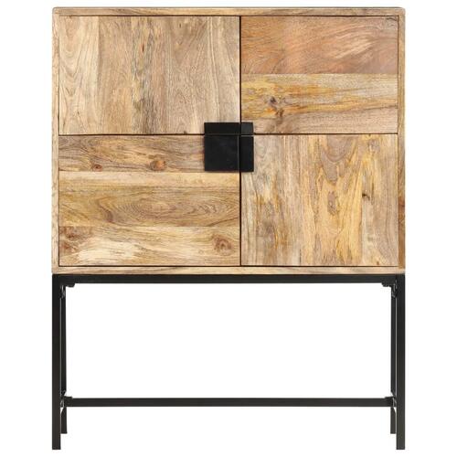 Højskab 80x30x100 cm massivt mangotræ