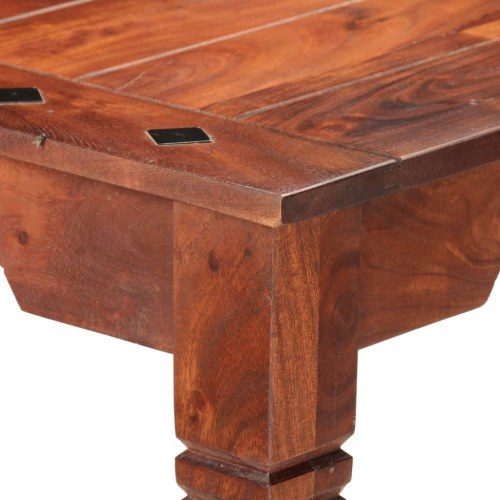 Spisebord 140 x 70 x 76 cm massivt akacietræ