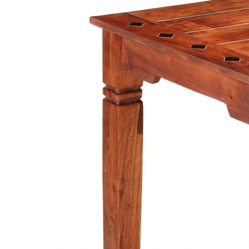 Spisebord 140 x 70 x 76 cm massivt akacietræ