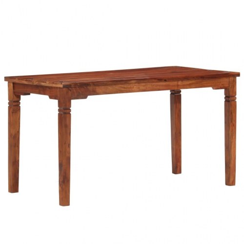 Spisebord 140 x 70 x 76 cm massivt akacietræ