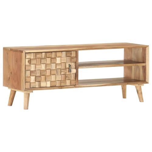 Tv-skab 100x35x40 cm massivt akacietræ