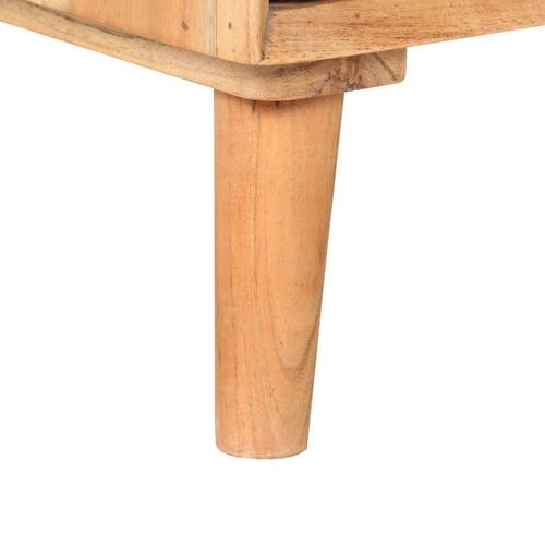 Tv-skab 100x35x40 cm massivt akacietræ
