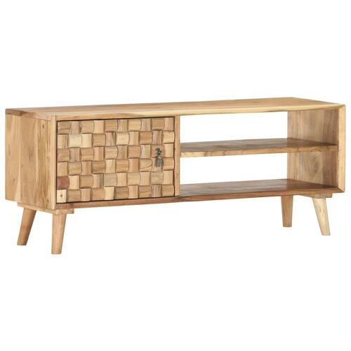 Tv-skab 100x35x40 cm massivt akacietræ