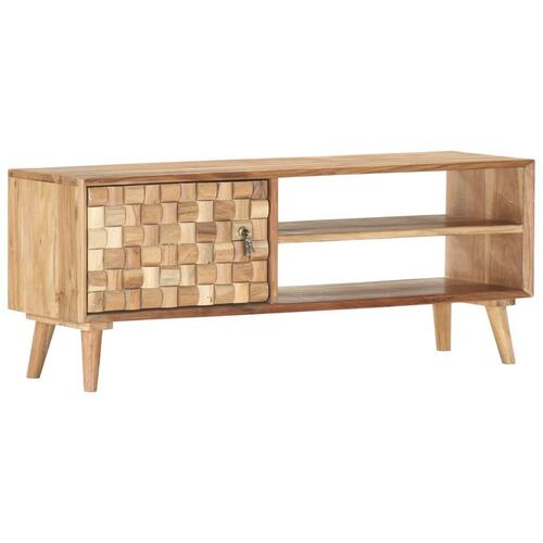 Tv-skab 100x35x40 cm massivt akacietræ