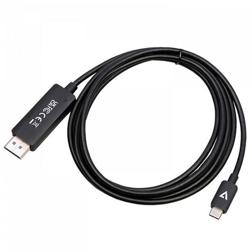 USB C til DisplayPort-adapter V7 V7USBCDP14-2M (2 m) 8K Ultra HD