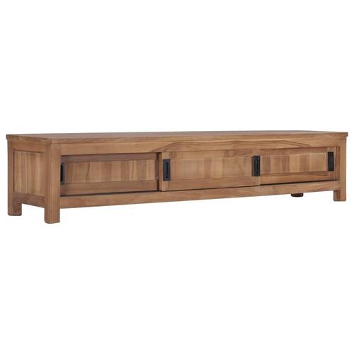 Tv-skab 150 x 30 x 30 cm massivt teaktræ