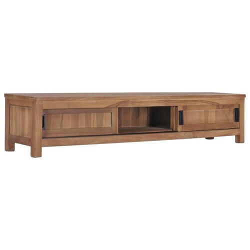 Tv-skab 150 x 30 x 30 cm massivt teaktræ