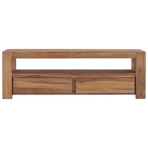 Tv-skab 120 x 30 x 40 cm massivt teaktræ
