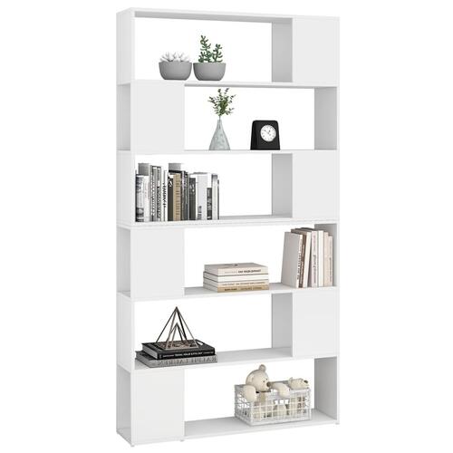 Bogreol/rumdeler 100x24x188 cm hvid