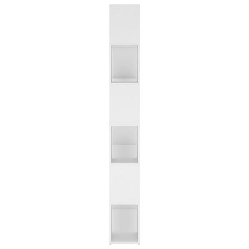 Bogreol/rumdeler 100x24x188 cm hvid