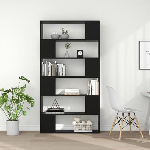 Bogreol/rumdeler 100x24x188 cm sort