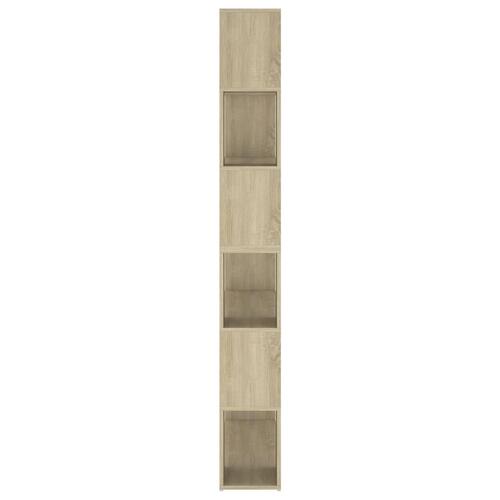 Bogskab/rumdeler 100x24x188 cm sonoma-eg