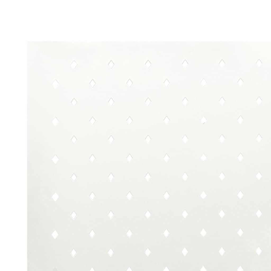 5-panels rumdeler 2 stk. 200x180 cm stål hvid
