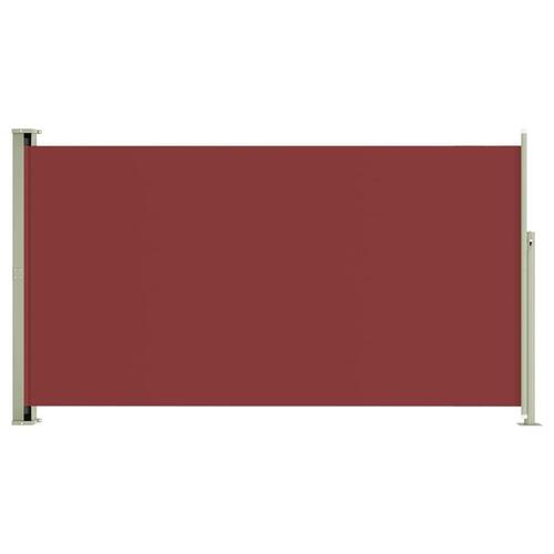 Sammenrullelig sidemarkise til terrassen 170 x 300 cm rød