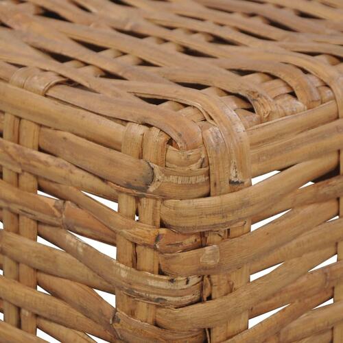 Sofaborde 47 x 47 x 28 cm naturlig rattan
