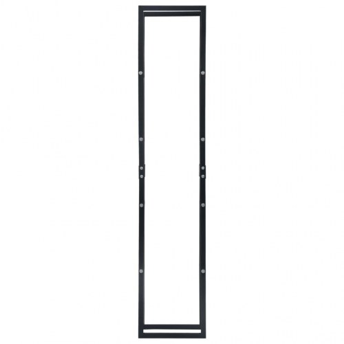 Brændestativ 40 x 25 x 200 cm stål sort