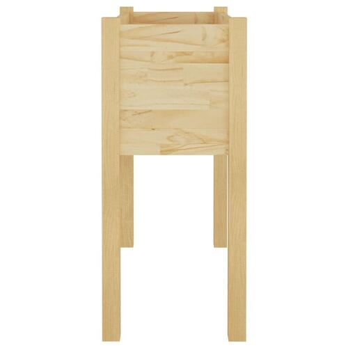 Plantekasser 2 stk. 70x31x70 cm massivt fyrretræ