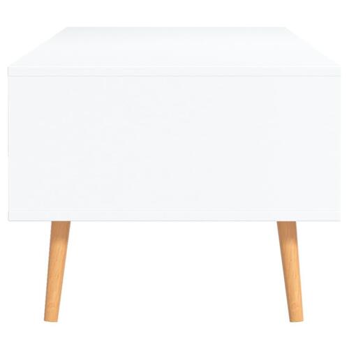Sofabord 100x49,5x43 cm konstrueret træ hvid