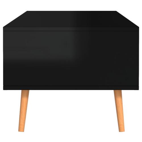 Sofabord 100x49,5x43 cm konstrueret træ sort højglans