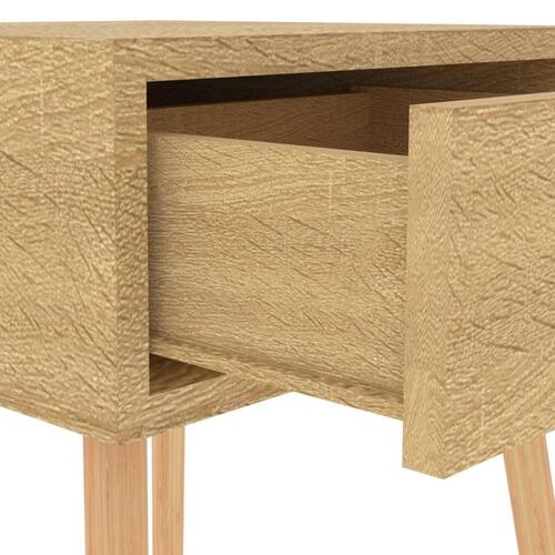 Sengeskab 40x40x56 cm spånplade sonoma-eg