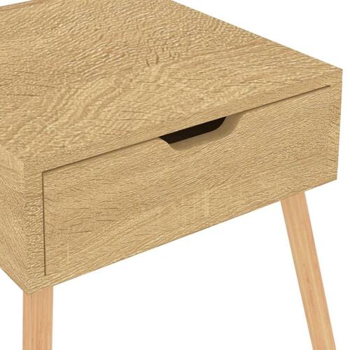 Sengeskab 40x40x56 cm spånplade sonoma-eg