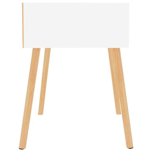 Sengeskab 40x40x56 cm spånplade hvid højglans